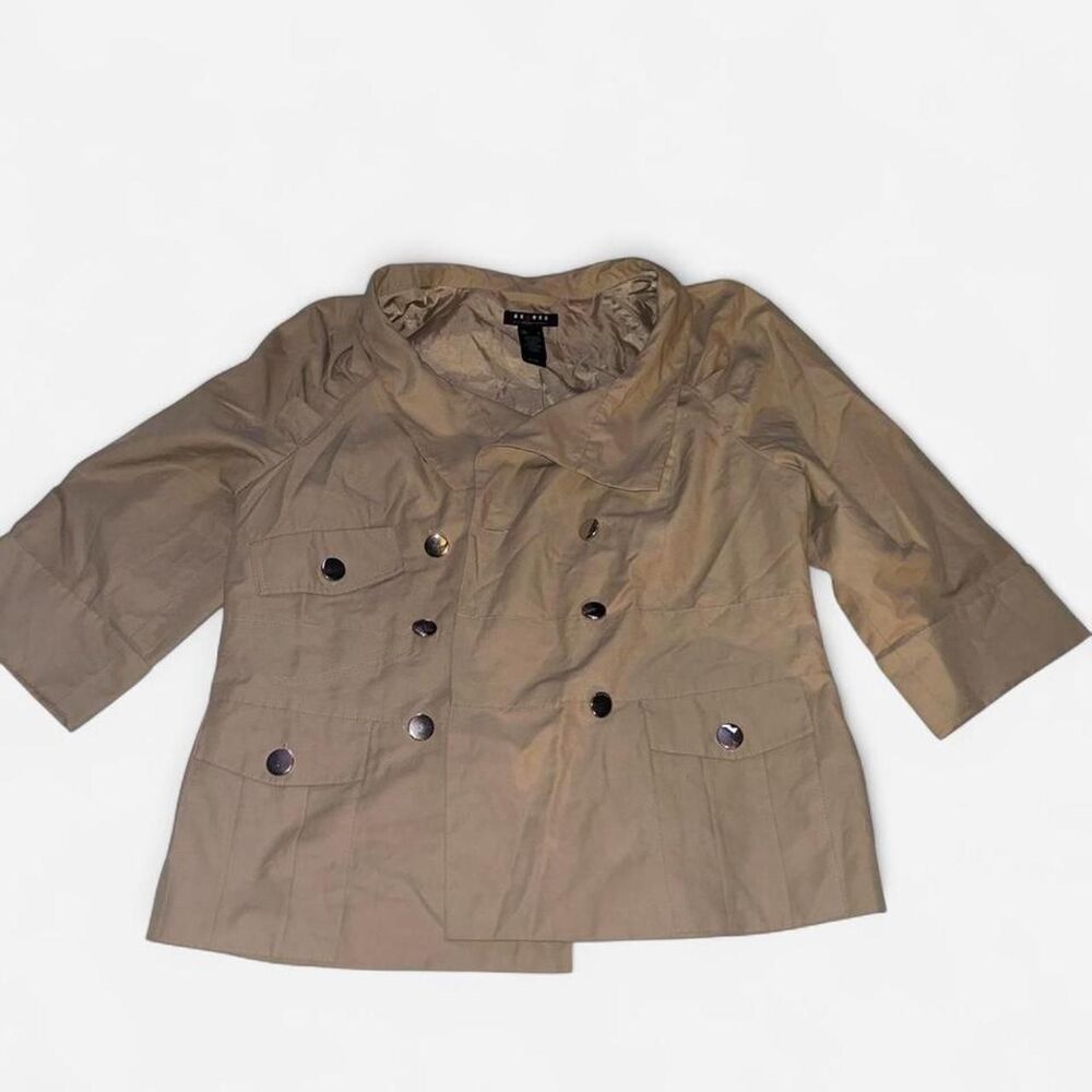 Axcess Women's Khaki Coat w/3/4 sleeves NWT